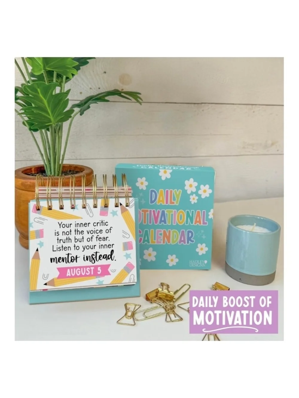 Daily Motivational Calendar By Hadley Designs